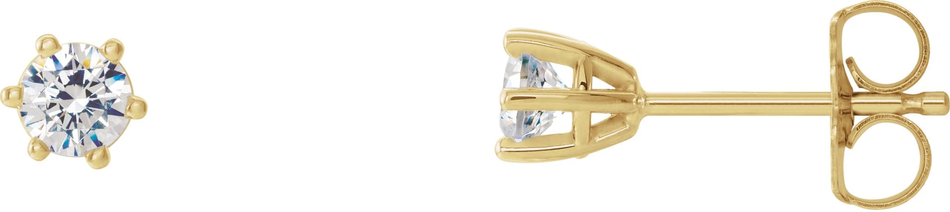 14K Rose Gold 1 1/2 CTW Lab-Grown Diamond Earrings