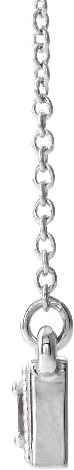 Three-Stone Bar Necklace or Center  view 2