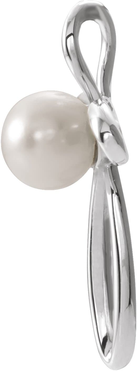 Pearl Cross Pendant view 2