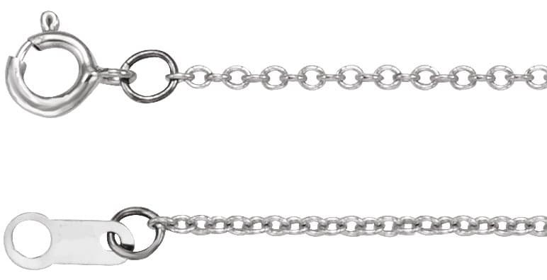 10K Yellow 1 mm Adjustable Cable 16-18  Chain
