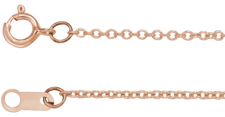 10K Yellow 1 mm Adjustable Cable 16-18  Chain