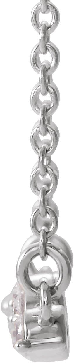 Graduated Curved Bar Necklace or Center view 2