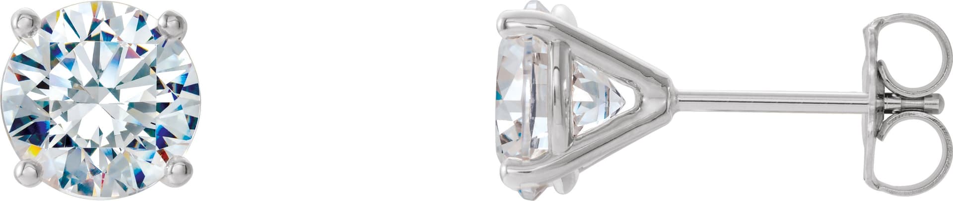 Platinum 2 CTW Natural Diamond Cocktail-Style Earrings