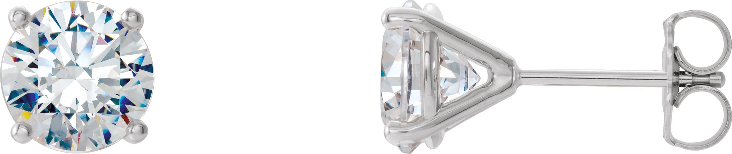 Platinum 2 CTW Natural Diamond Cocktail-Style Earrings