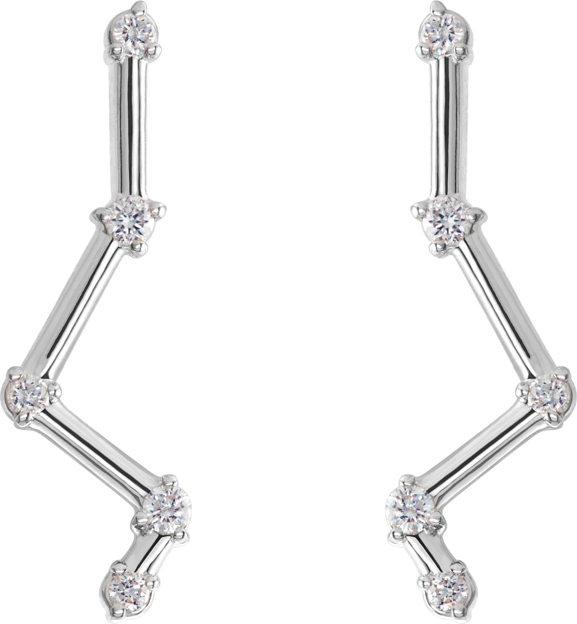 Constellation Ear Climbers view 2