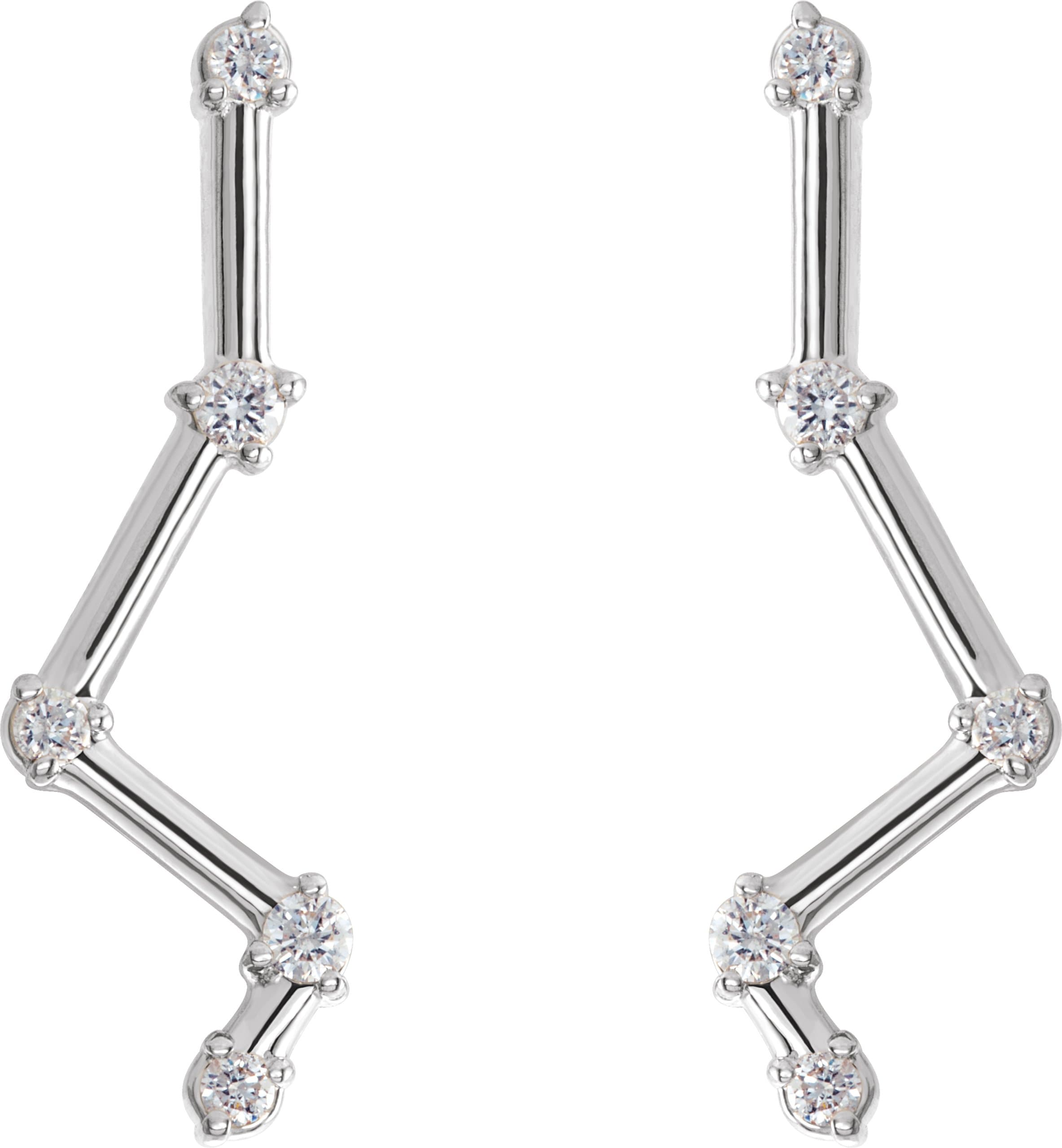 Constellation Ear Climbers view 2