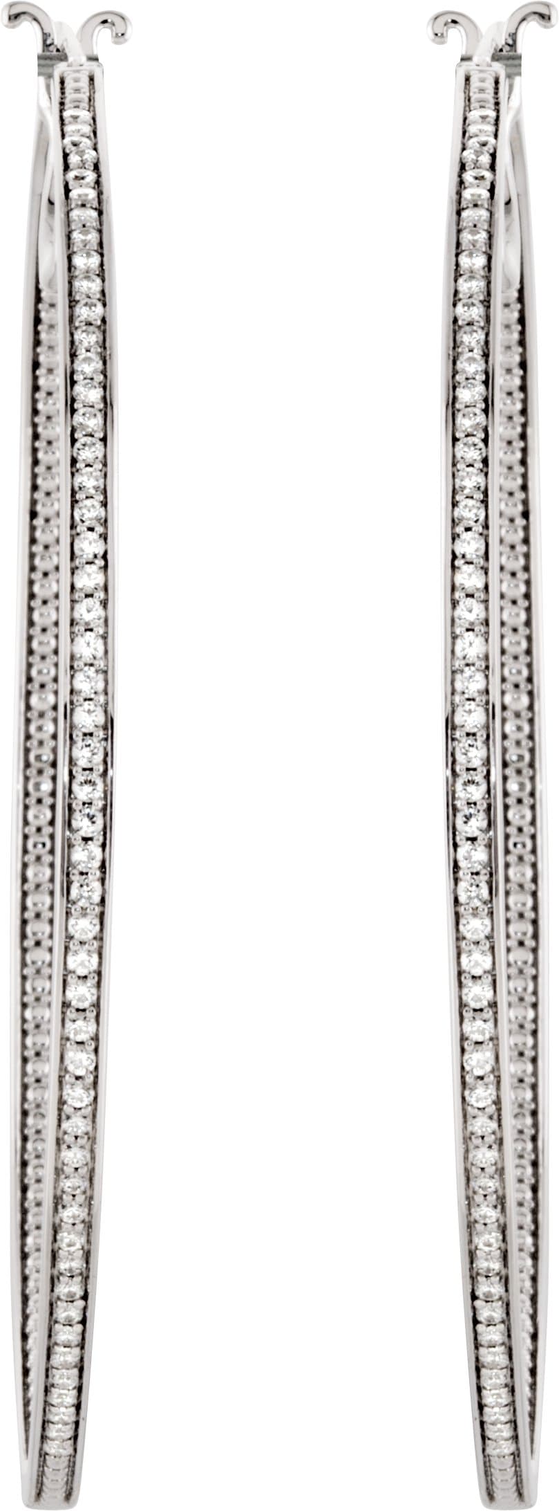 Inside-Outside Hoop Earrings view 2