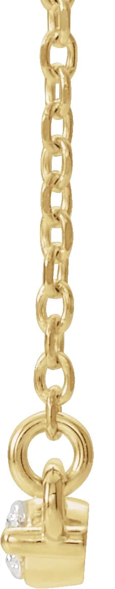 Accented Bar Necklace, view 3