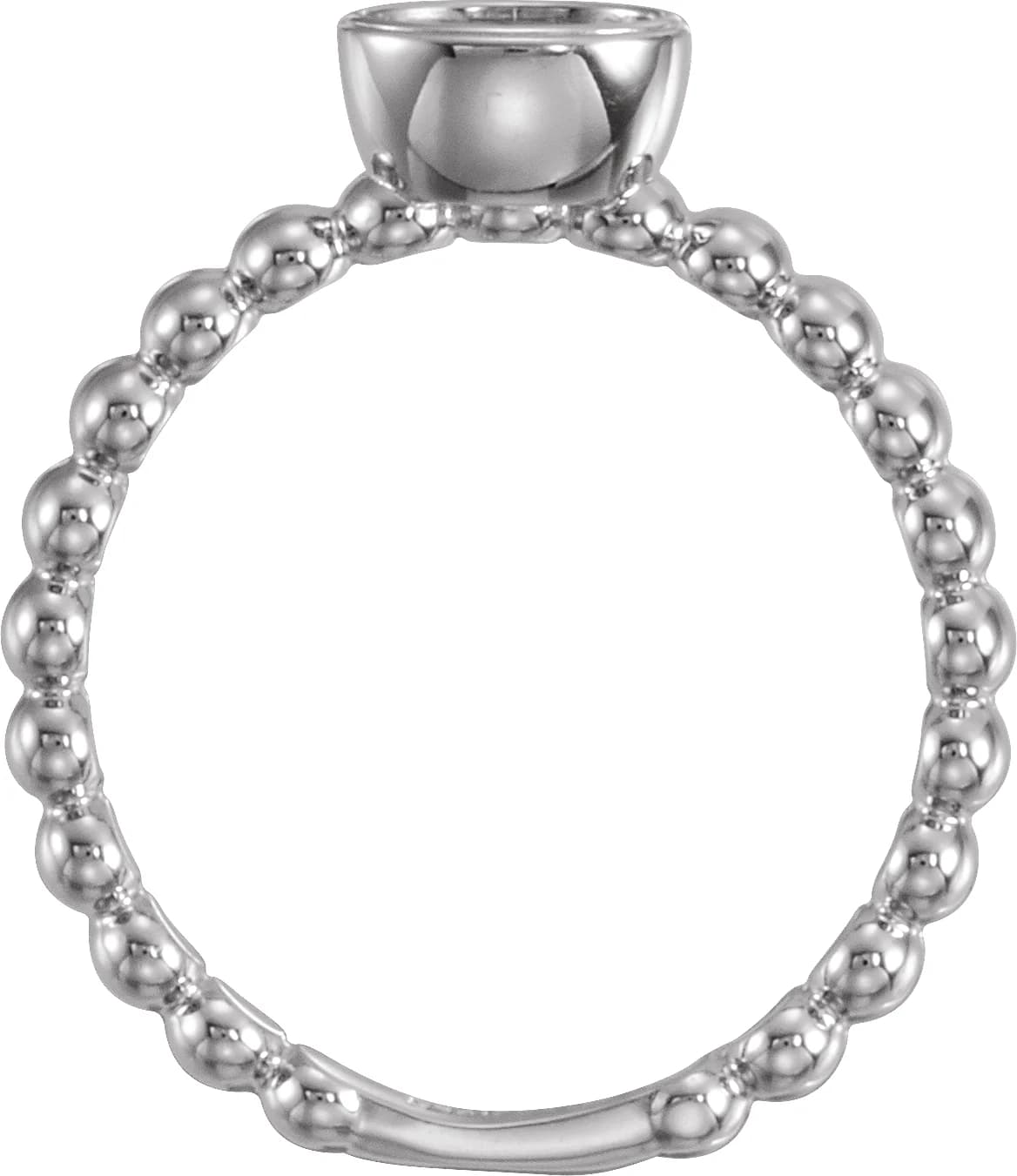 Family Beaded Stackable Ring, view 3