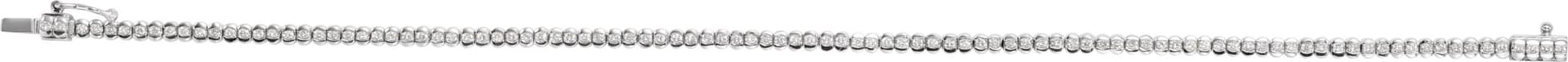 Bezel-Set Line Bracelet view 3