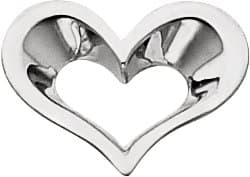 Platinum Heart Pendant