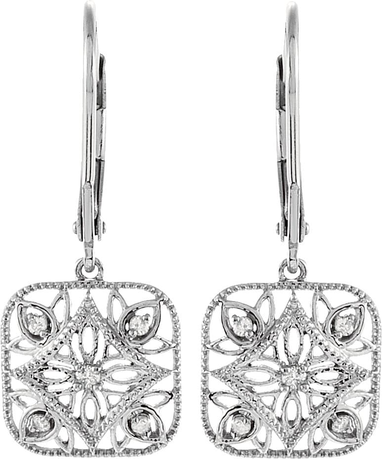 Granulated Filigree Earrings view 2