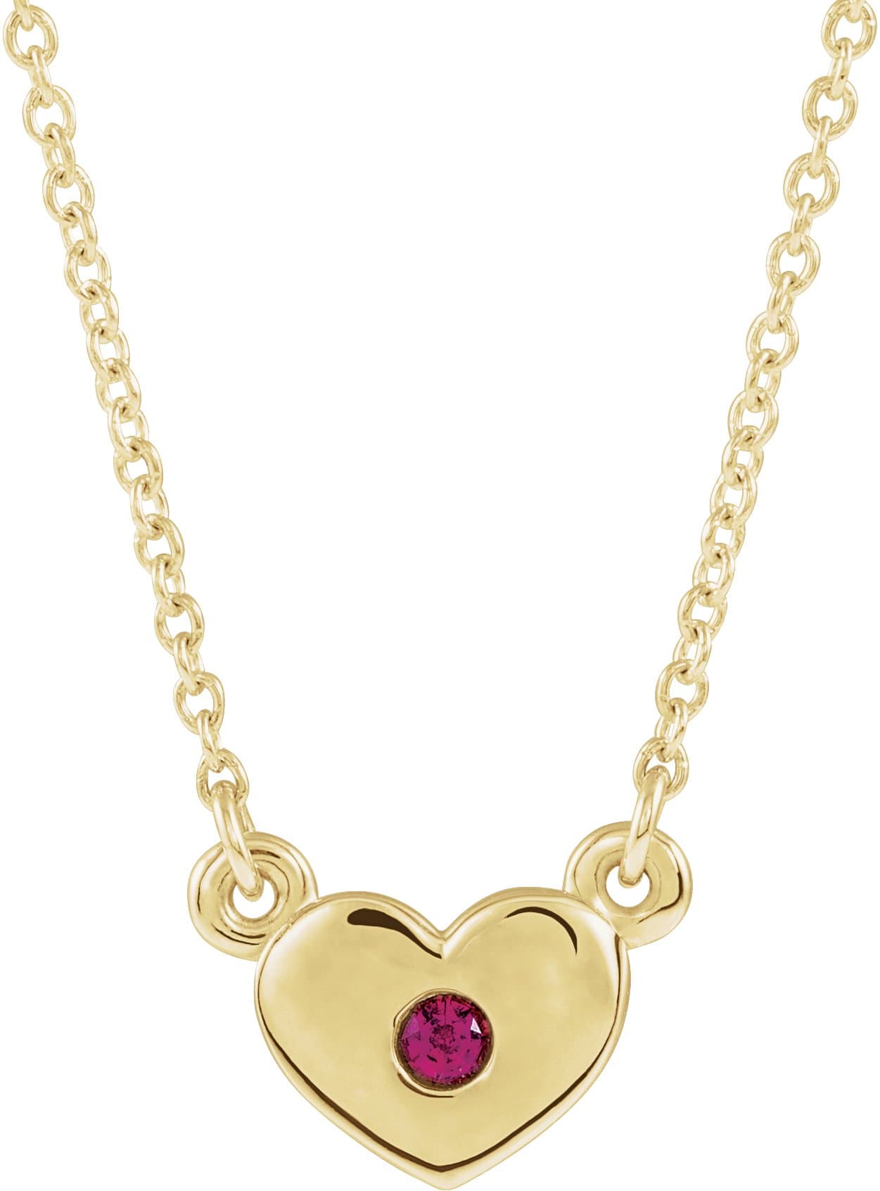 Sterling Silver .03 CTW Natural Diamond Heart 16" Necklace