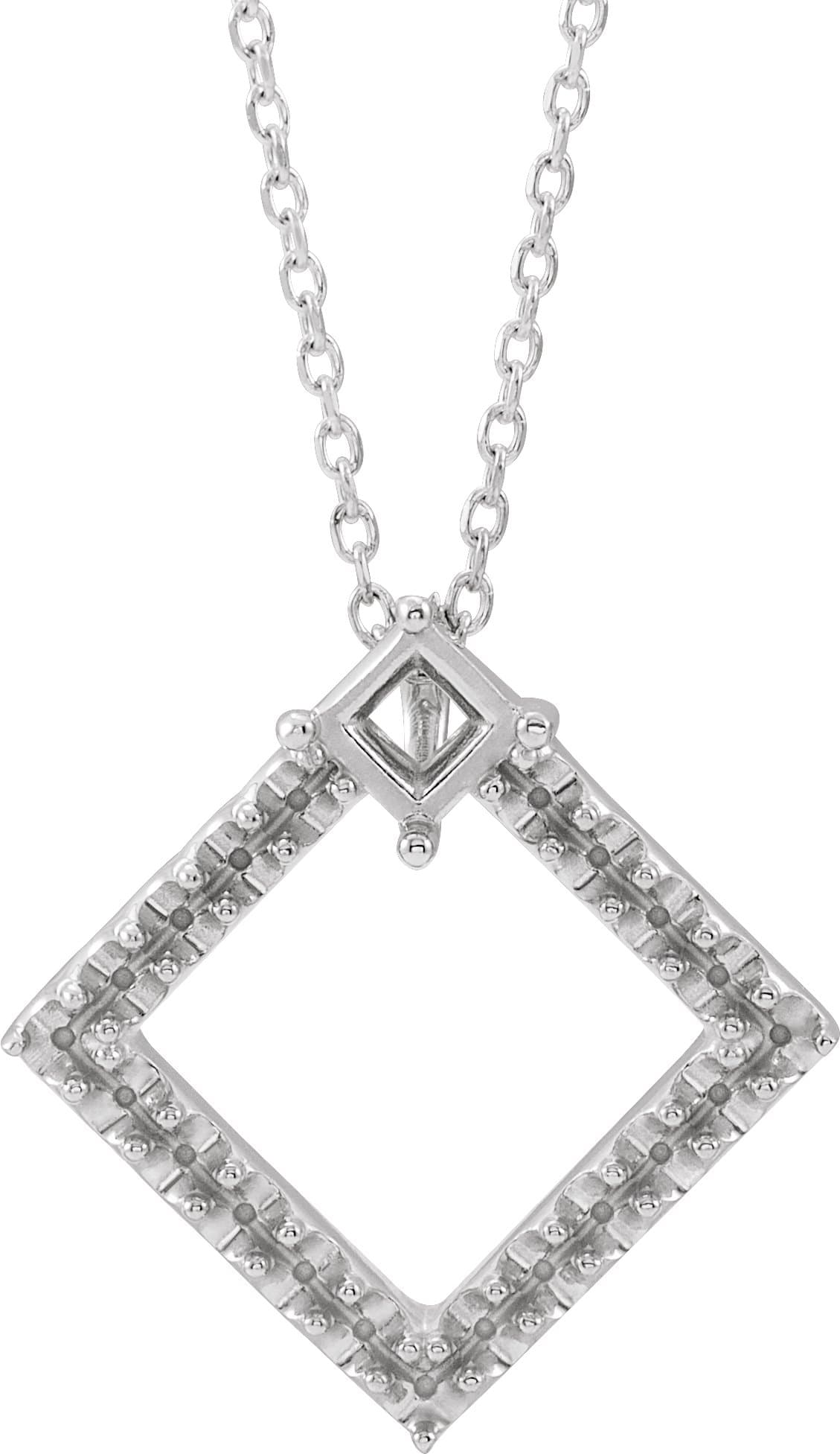 14K Yellow Gold 5/8 CTW Natural Diamond Pendant