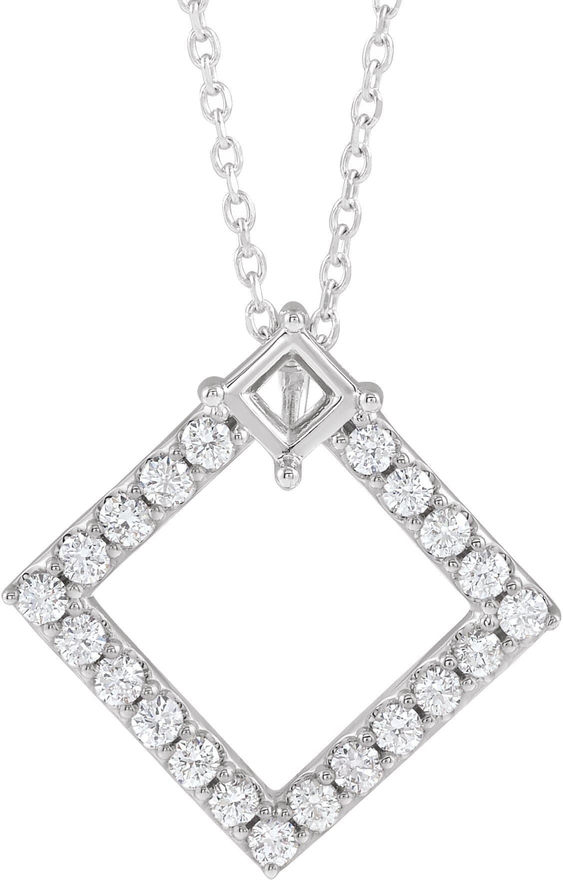 Accented Geometric Necklace or Pendant   view 1