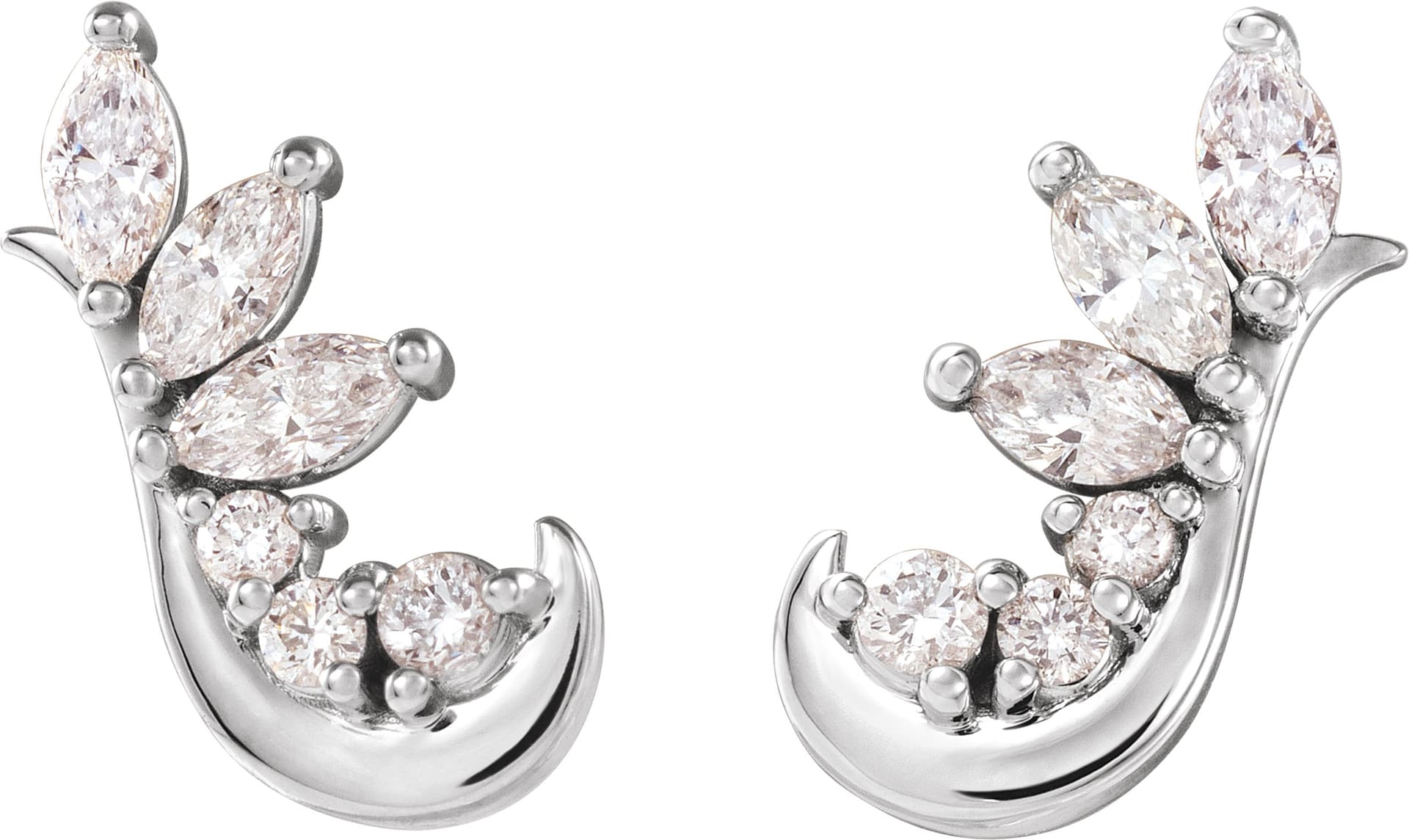Accented Ear Climbers view 2