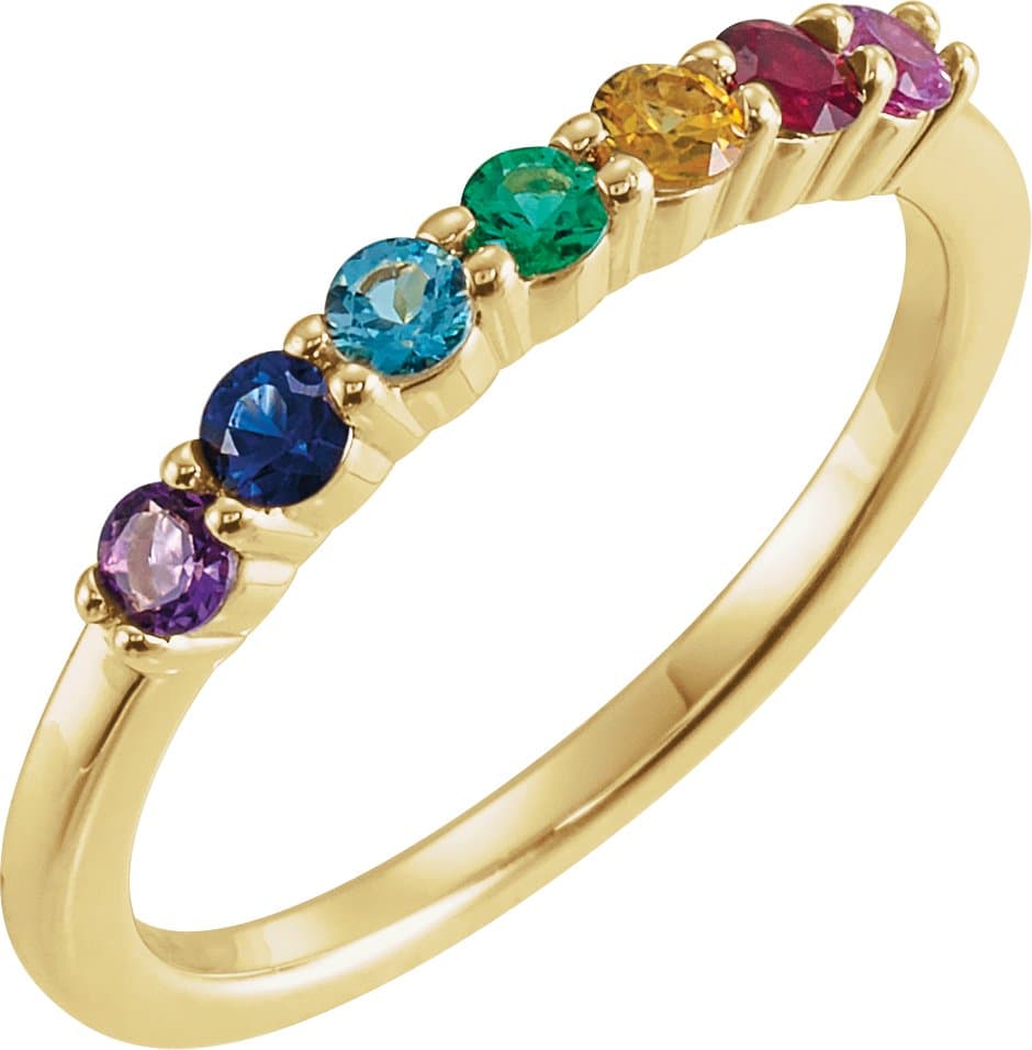 14K Rose 1 1/3 CTW Lab-Grown Diamond Anniversary Band