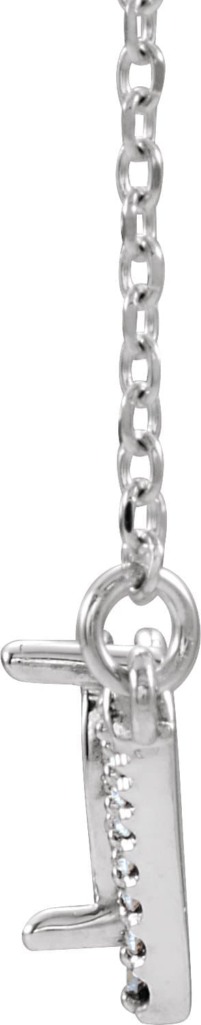 Accented V Necklace or Center  view 2