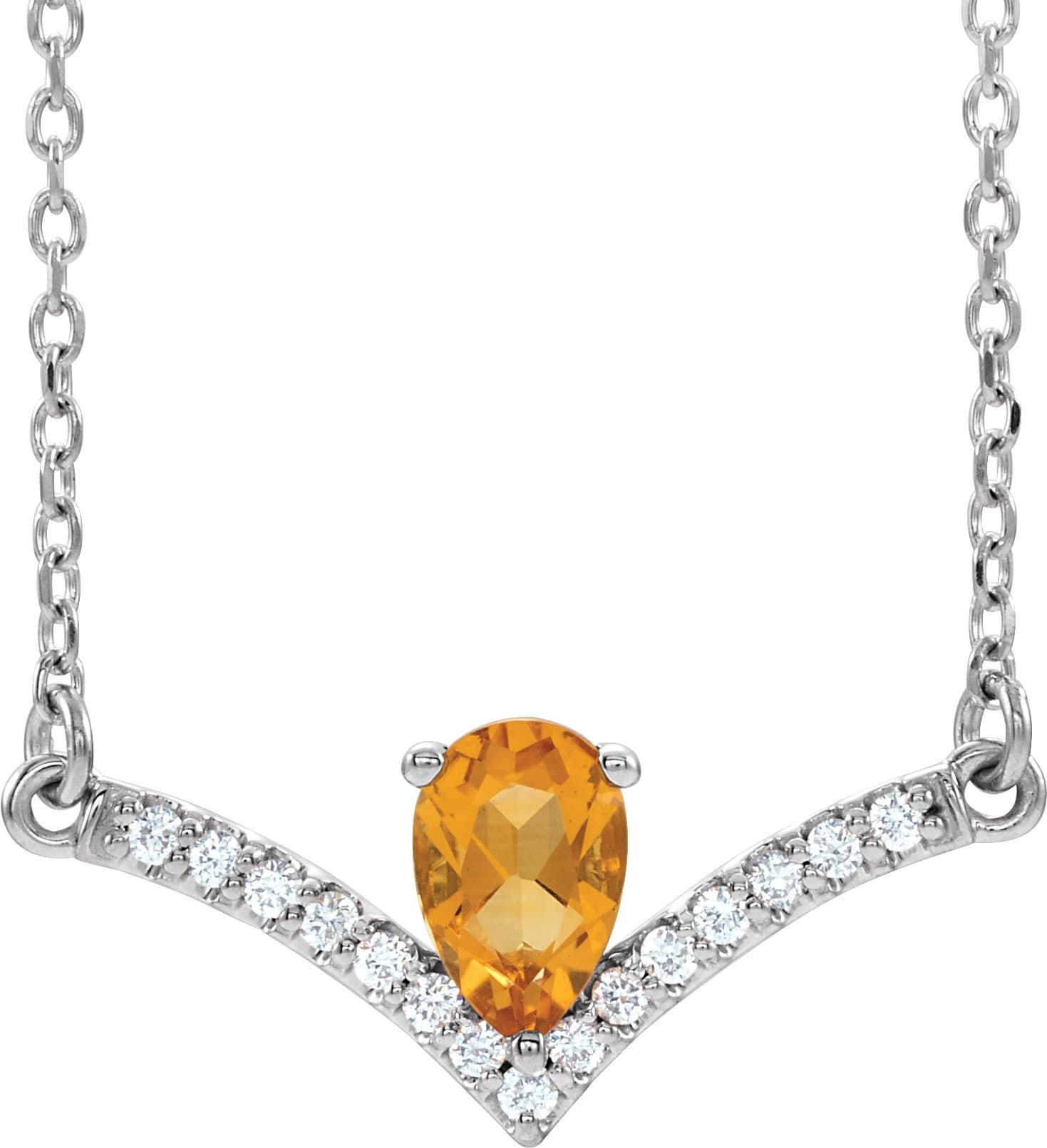Sterling Silver 3/8 CTW Natural Diamond 18" Necklace               
