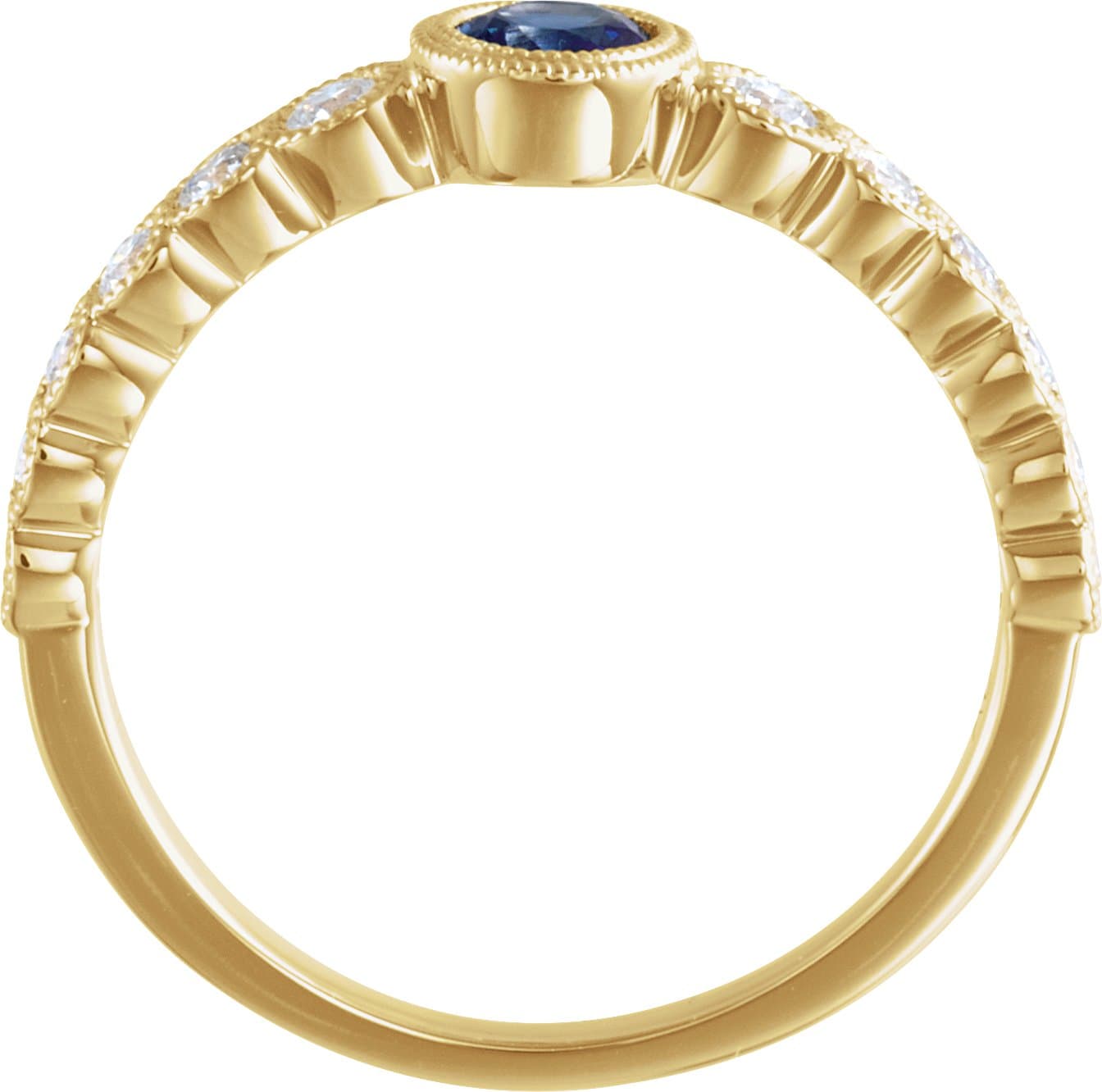 Bezel-Set Ring view 2
