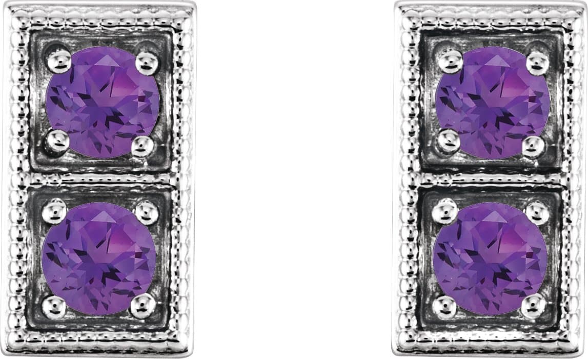 Two-Stone Earrings view 2