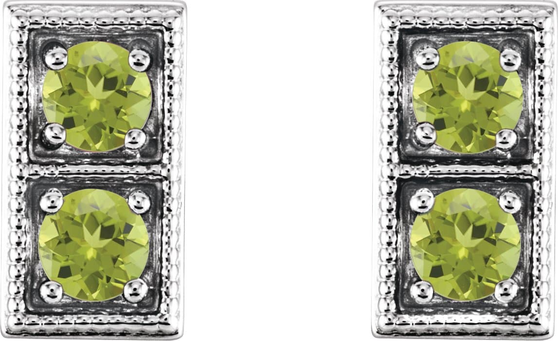 Two-Stone Earrings view 2