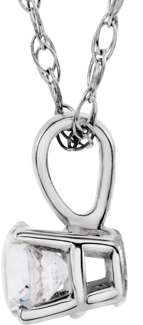 Youth Birthstone Necklace, view 3