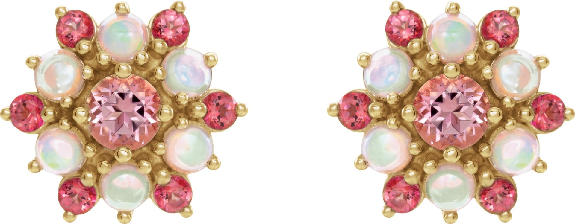 Accented Cabochon Earrings view 2