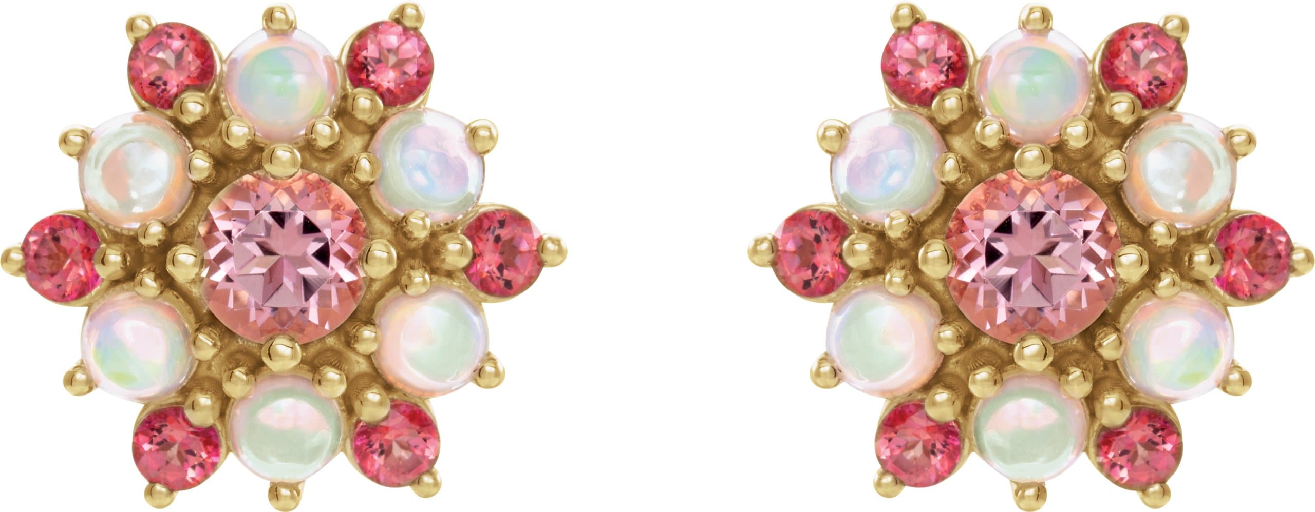 Accented Cabochon Earrings view 2