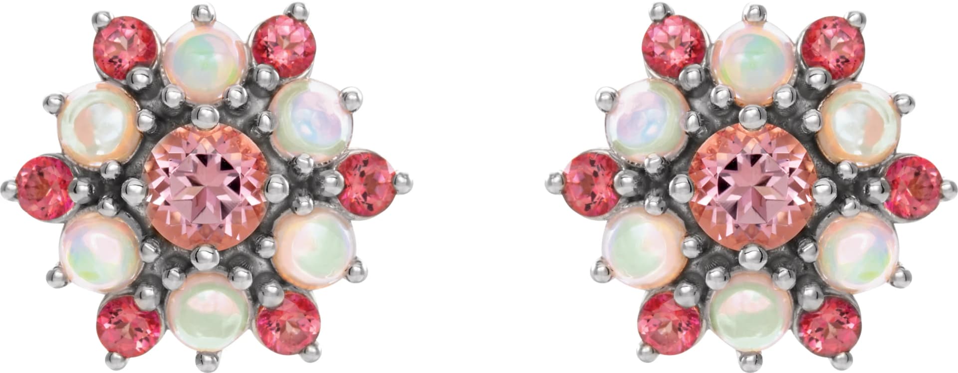 Accented Cabochon Earrings, view 3