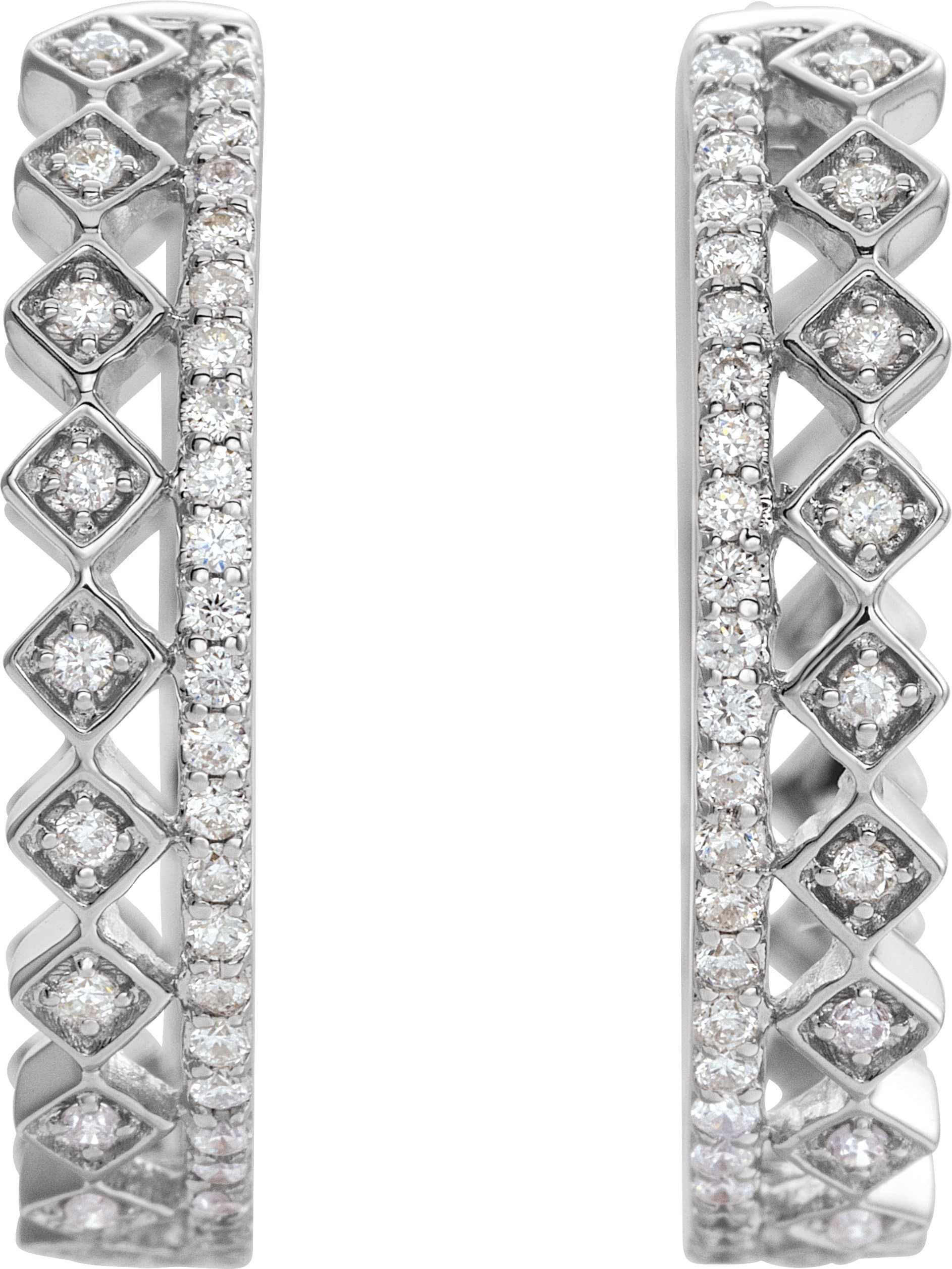 Geometric Hoop Earrings view 2