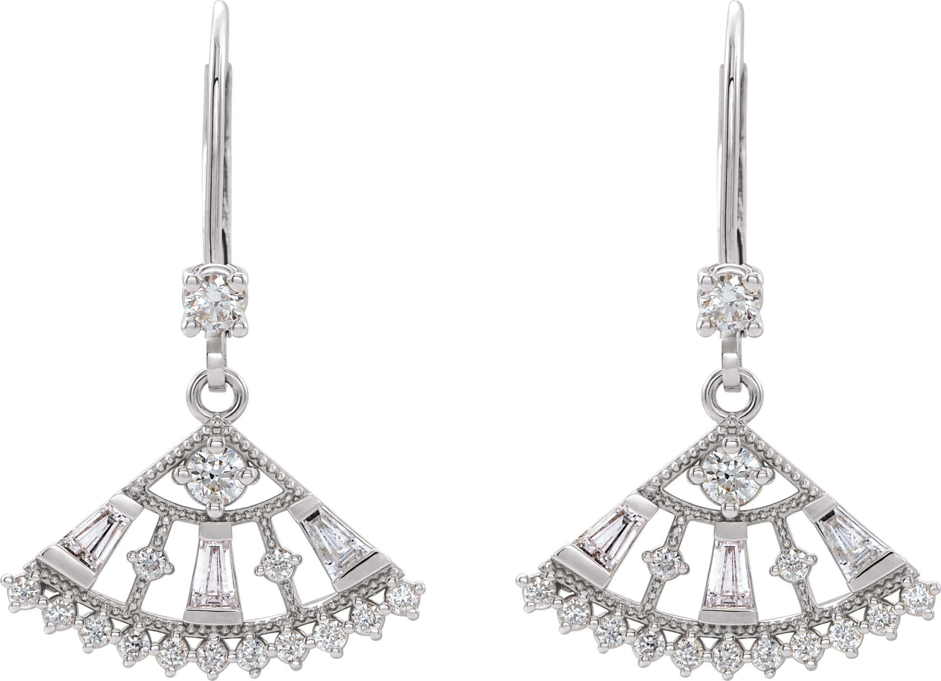 Fan Earrings view 2
