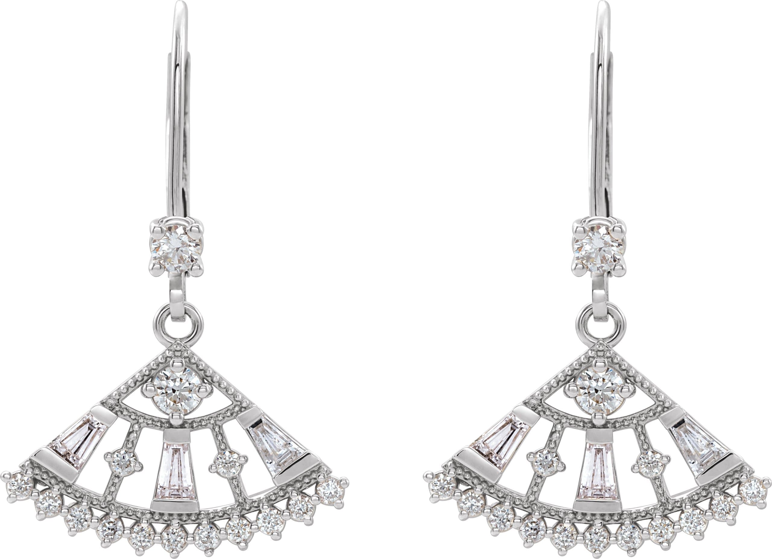 Fan Earrings view 2