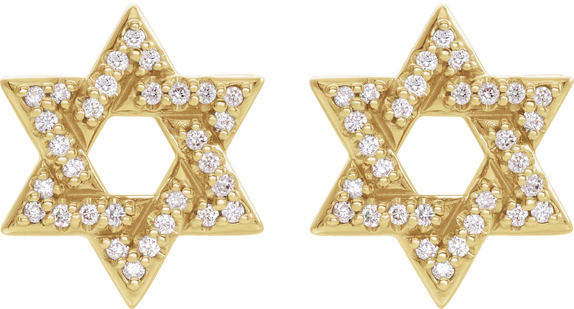 Star of David Earrings view 2