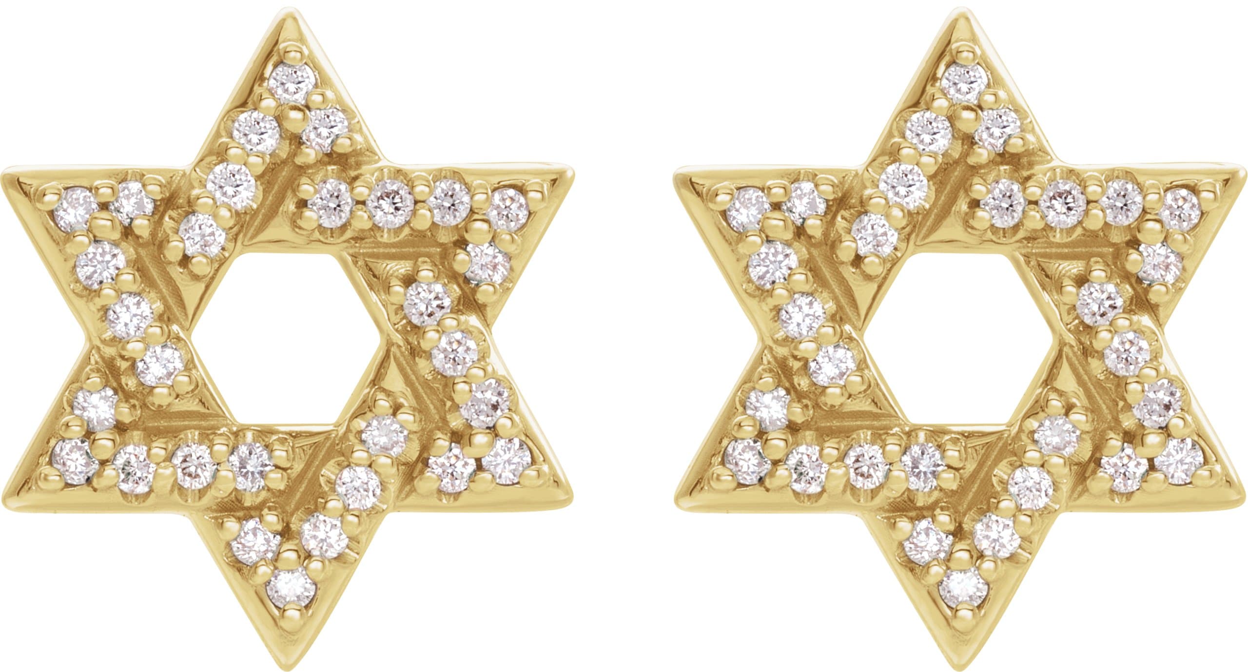 Star of David Earrings view 2