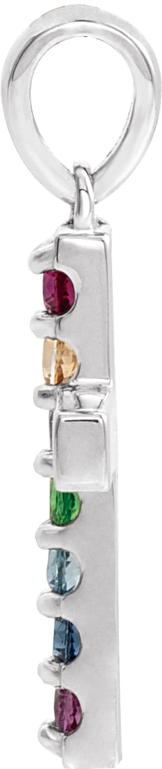 Accented Cross Necklace, view 3