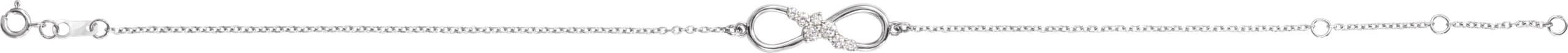 Accented Infinity-Inspired Bracelet view 2