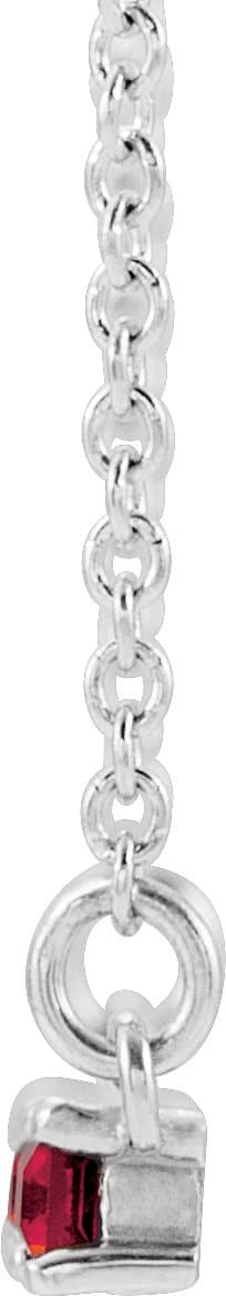 Accented Bar Necklace or Center view 2