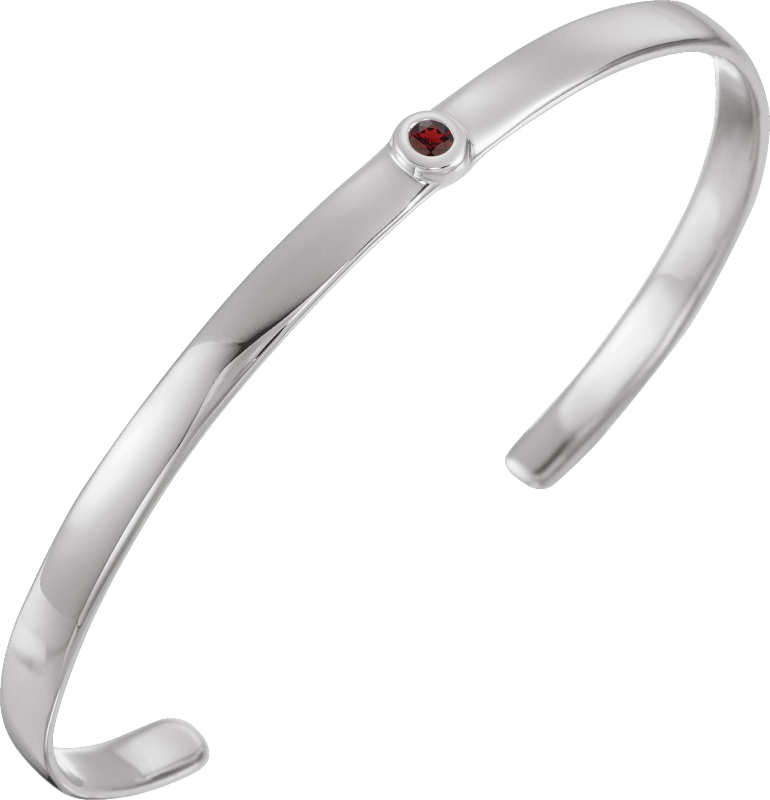 14K Rose 1/10 CT Natural Diamond Cuff 6 Bracelet