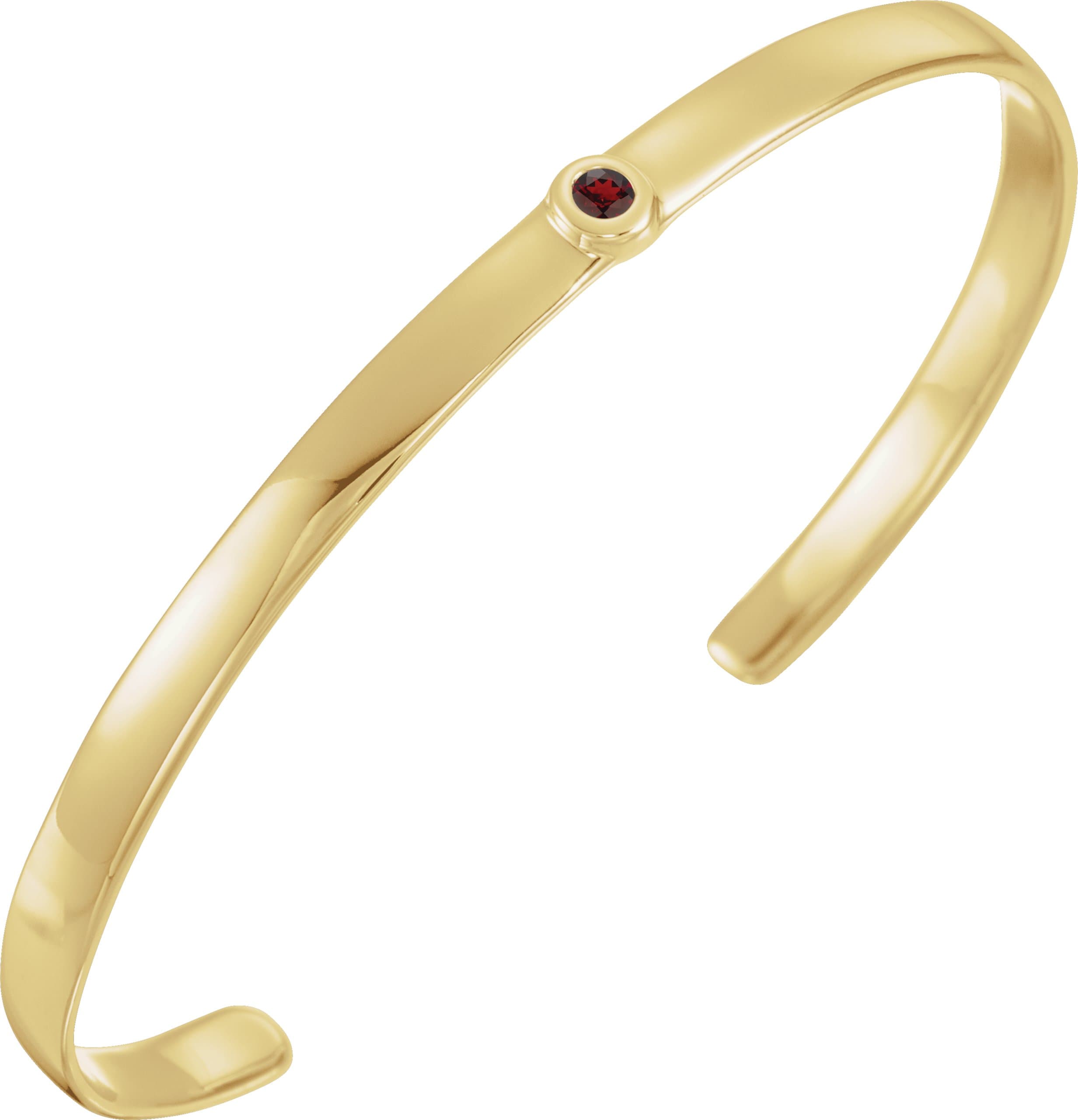 14K Rose 1/10 CT Natural Diamond Cuff 6 Bracelet