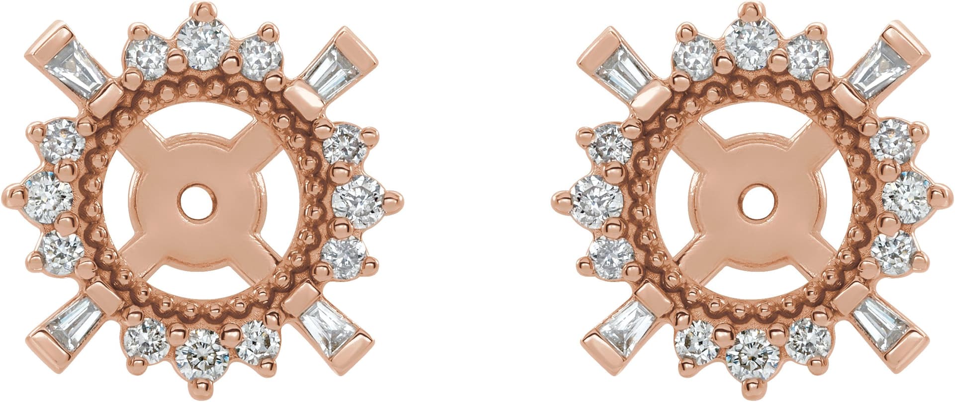 Halo-Style Earrings Jackets view 2