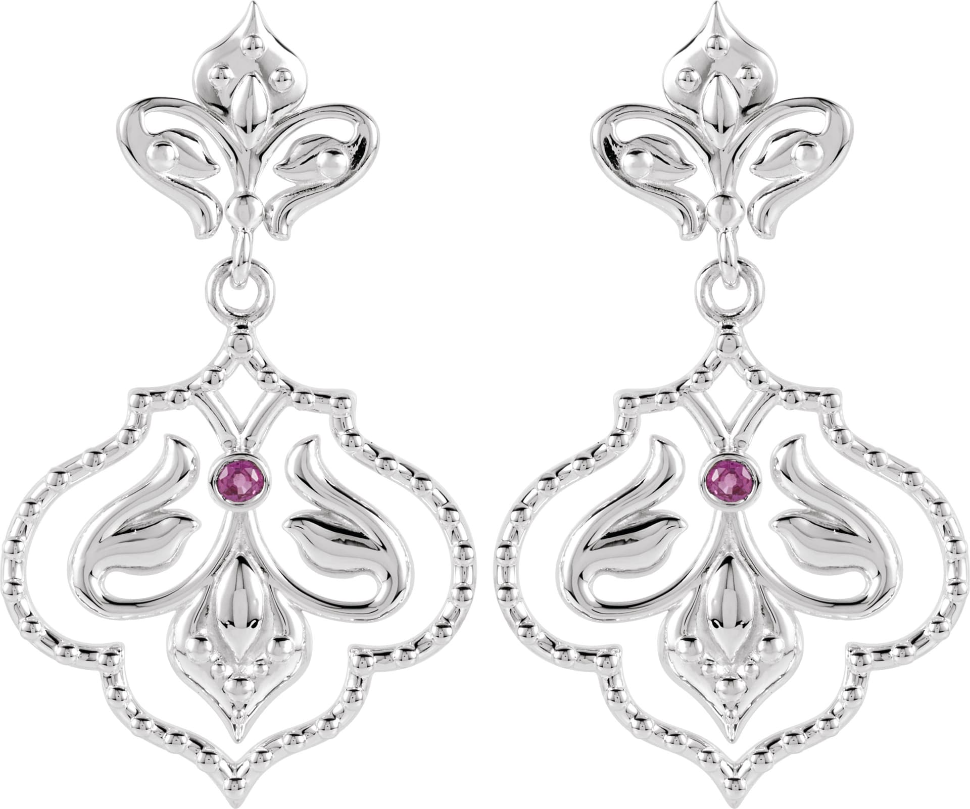 Fleur-de-lis Earrings view 2