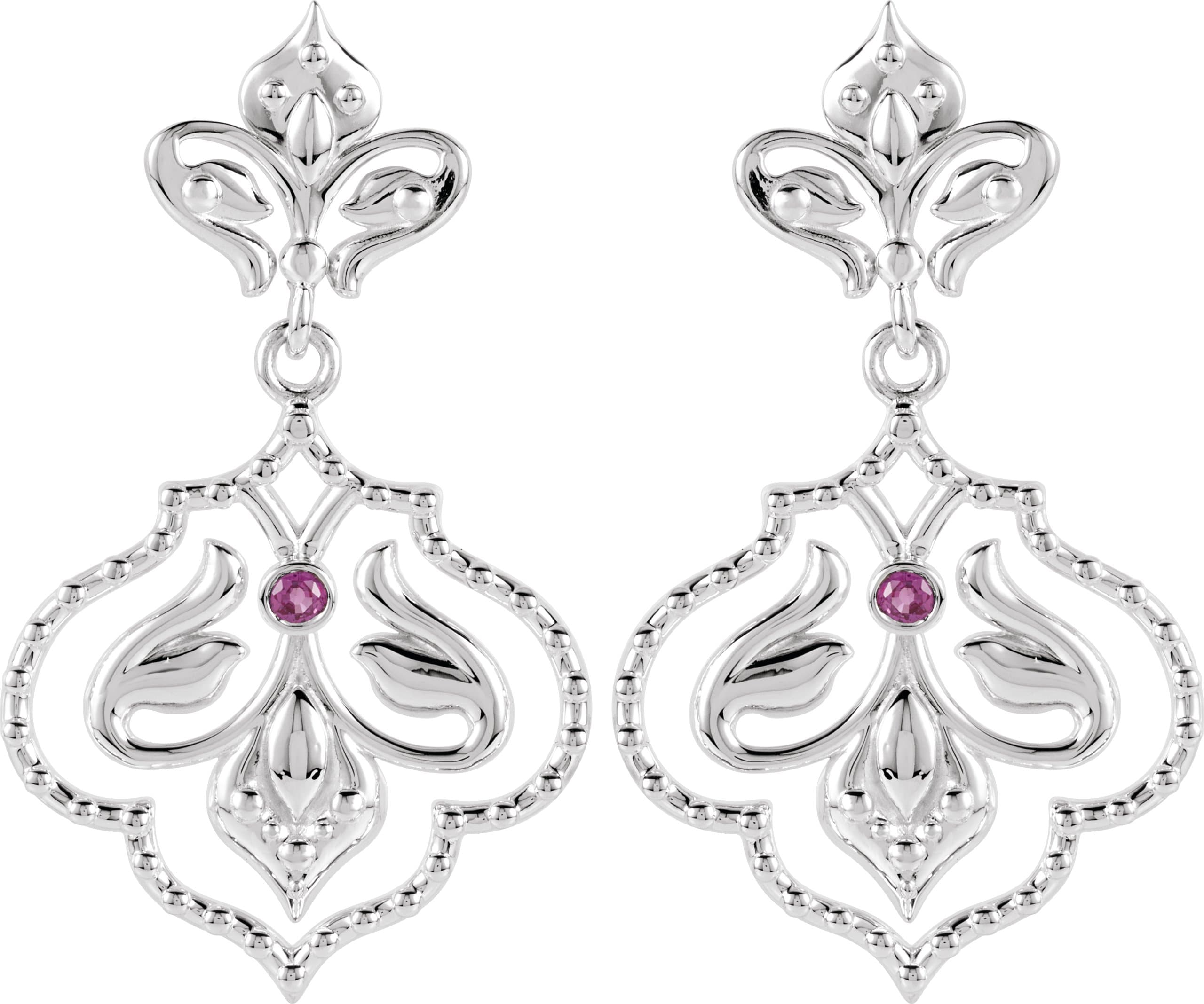 Fleur-de-lis Earrings view 2