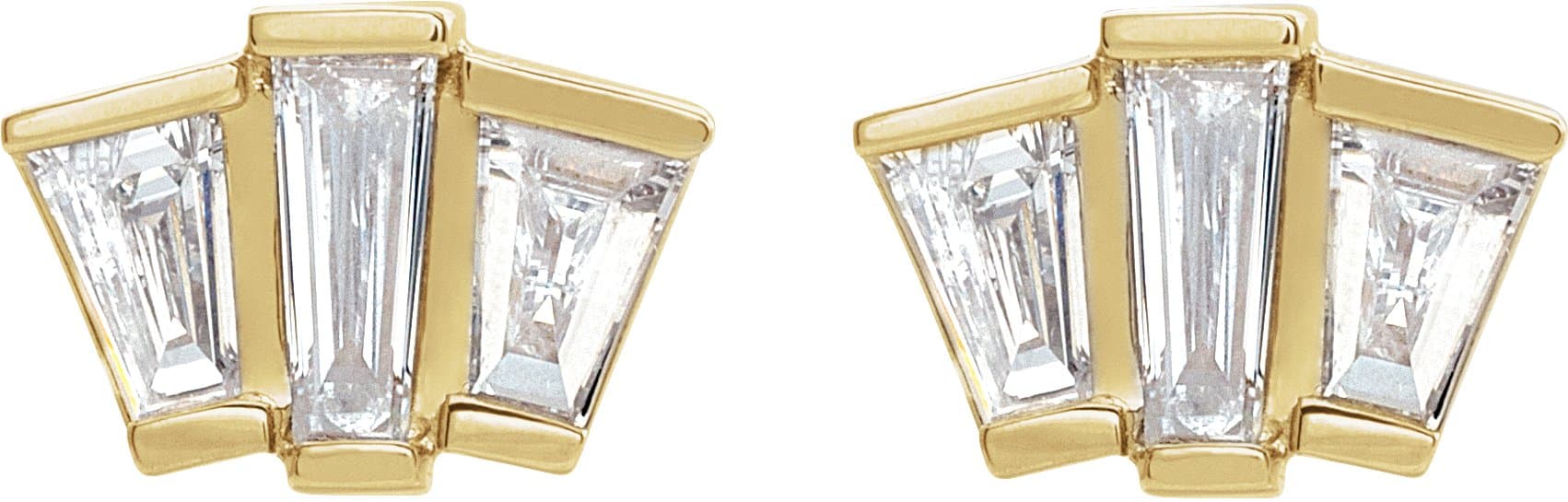 Geometric Cluster Earrings view 2