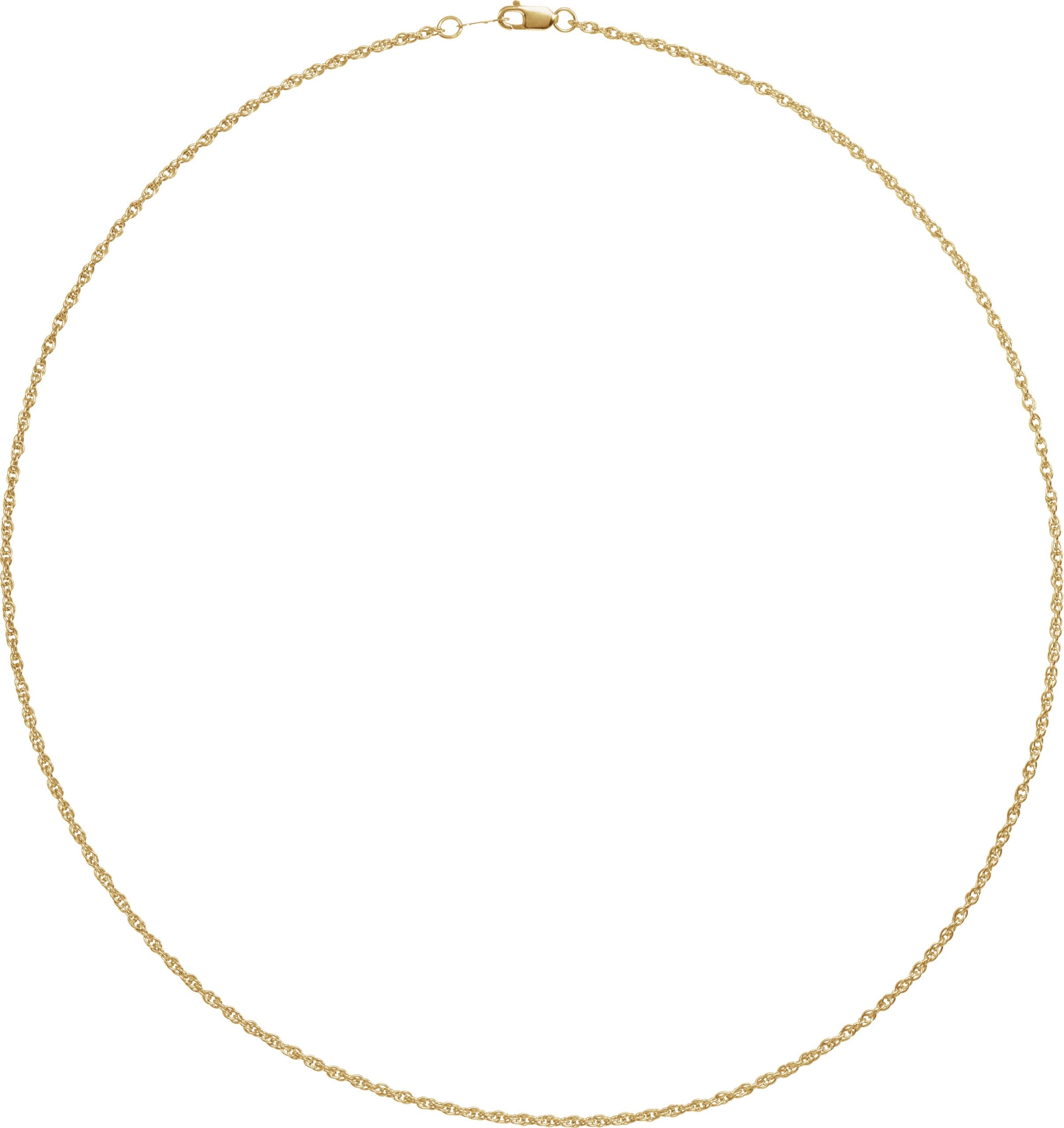 1.75 mm Rope Chain view 2