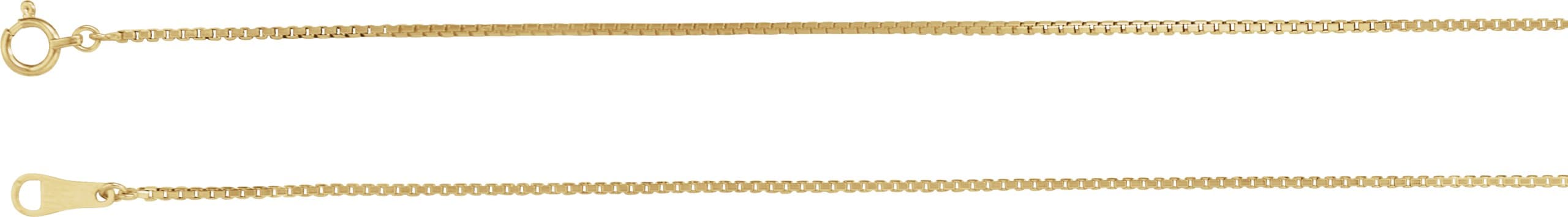 1 mm Box Chain view 3