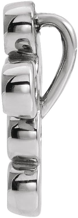 Bezel-Set Cross Necklace or Pendant view 2