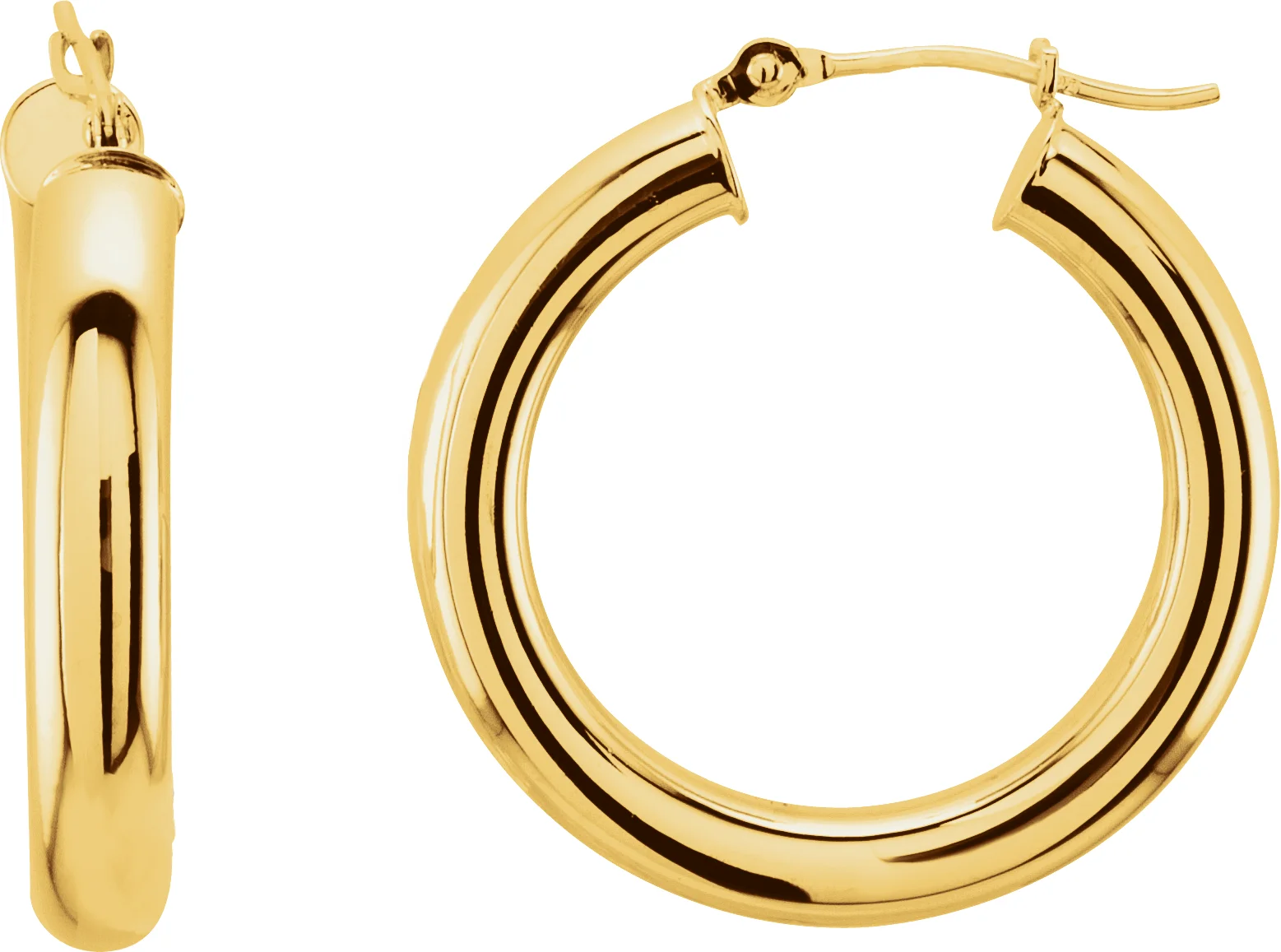 Tube Hoop Earrings