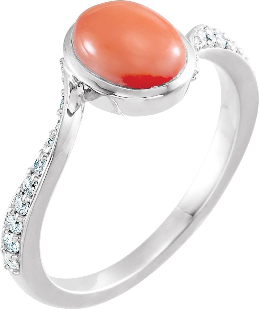 Accented Bypass Ring, view 2
