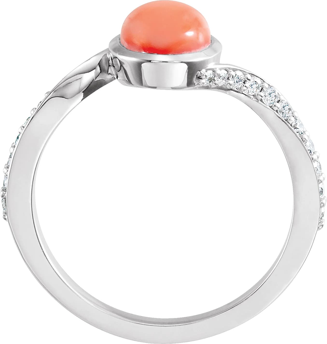 Accented Bypass Ring, view 3